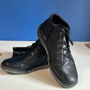 Women’s Black Leather Shoes